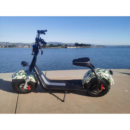 Dark Gray SoverSky SL01 2000w Electric Scooter