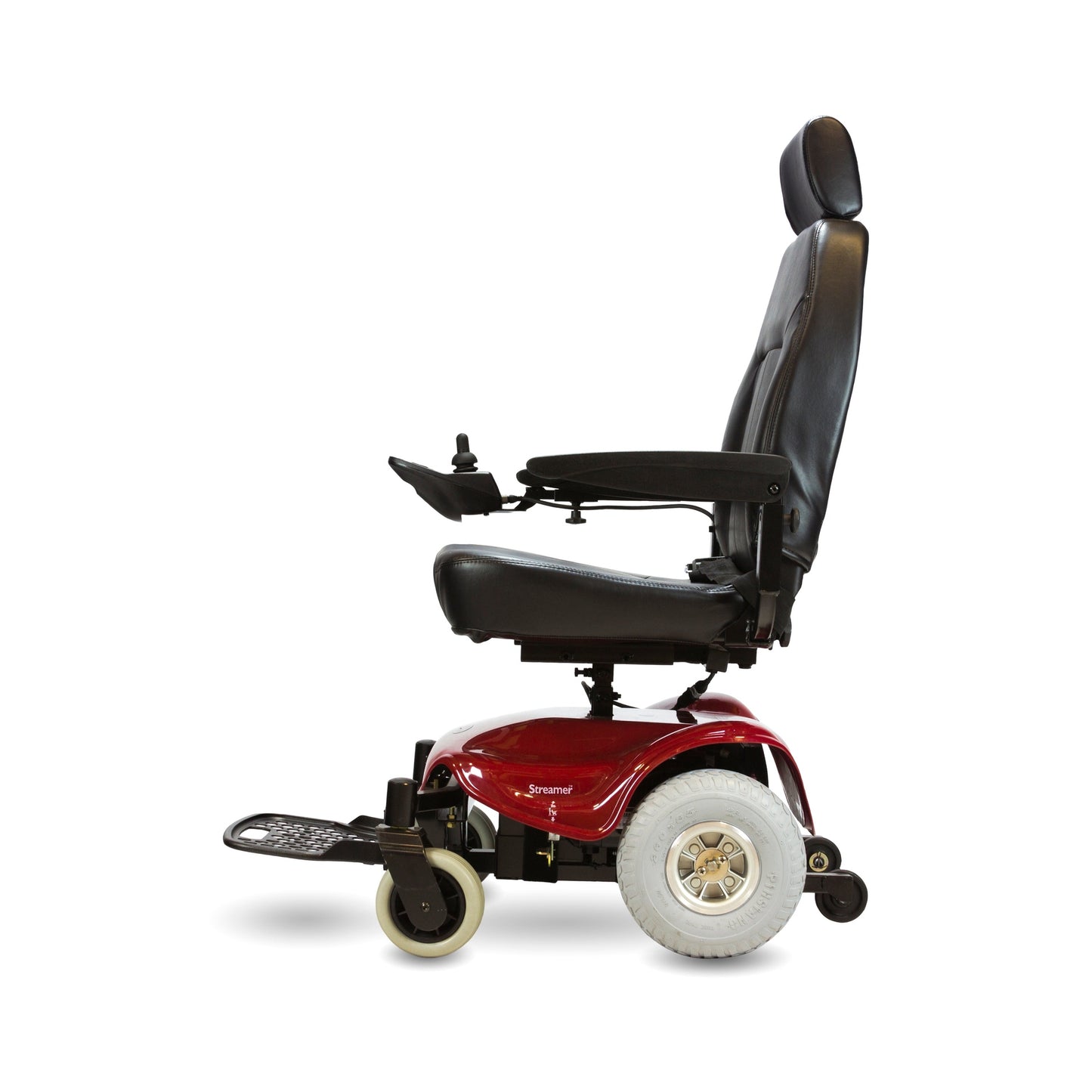 Light Gray ShopRider Streamer Sport 12V/26AH Standard Rear-Wheel Electric Wheelchair