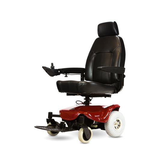 Black ShopRider Streamer Sport 12V/26AH Standard Rear-Wheel Electric Wheelchair