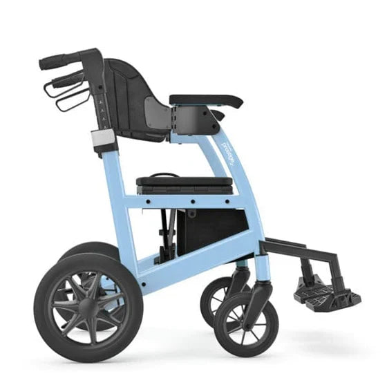 Dark Slate Gray Triumph Prestige 2-In-1 Folding Portable Rollator