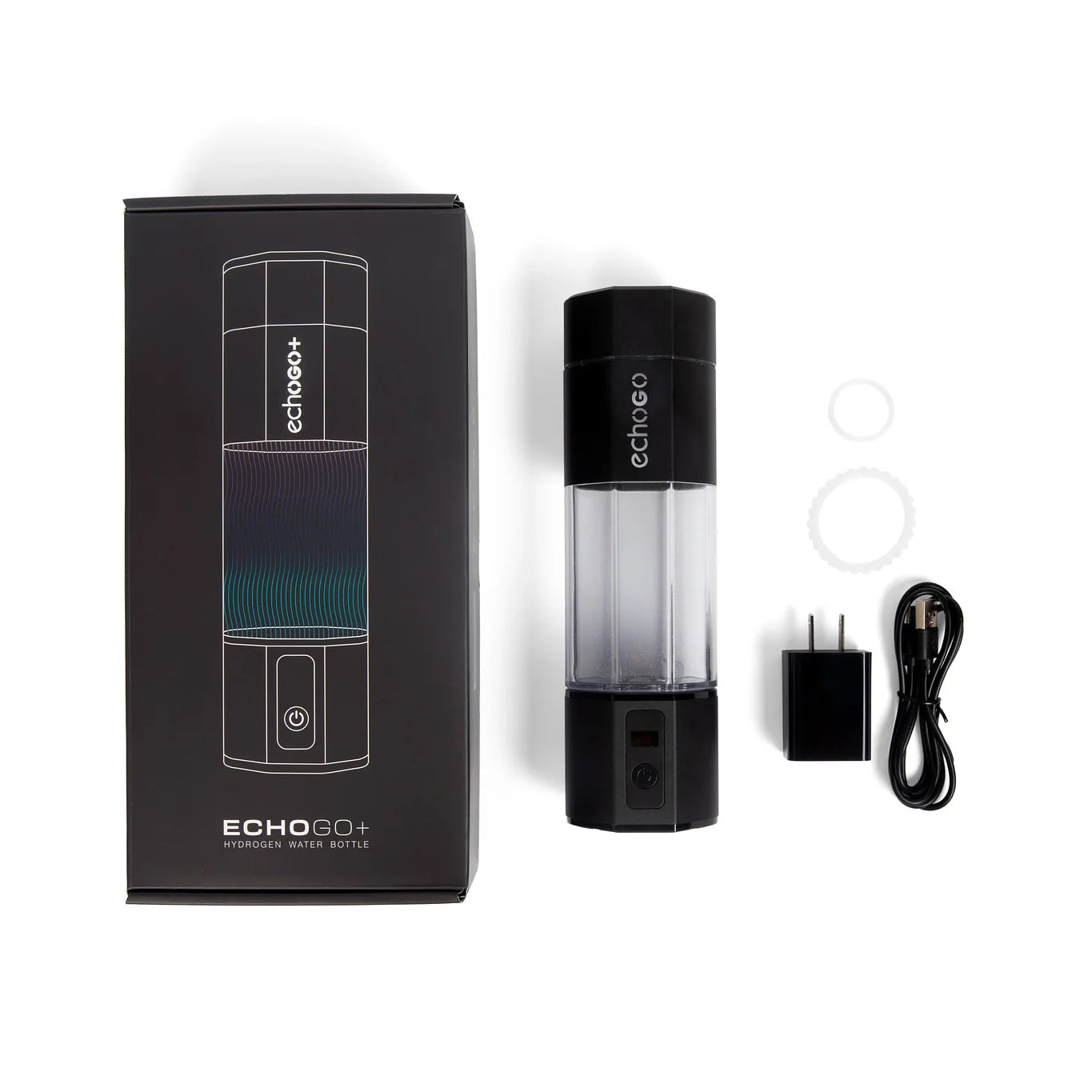 Dark Slate Gray Echo Go+ Hydrogen Water Bottle